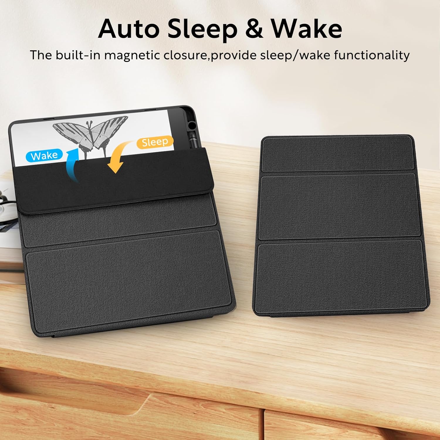 Trifold case for kindle scribe black v3