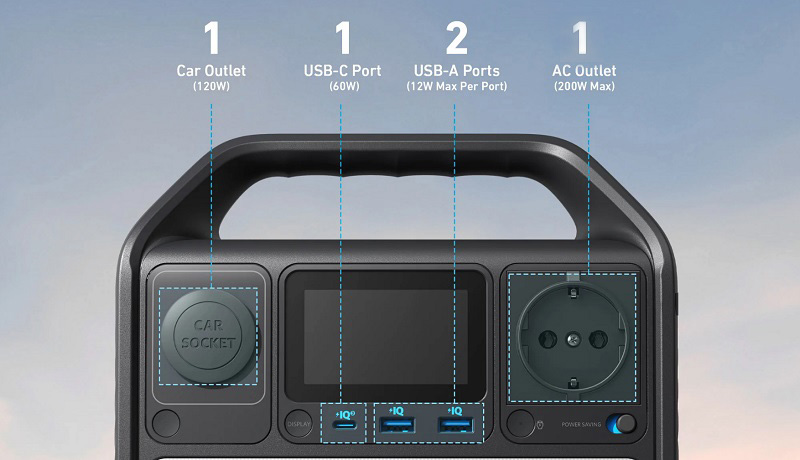 Charge essential devices during outdoors or blackcouts