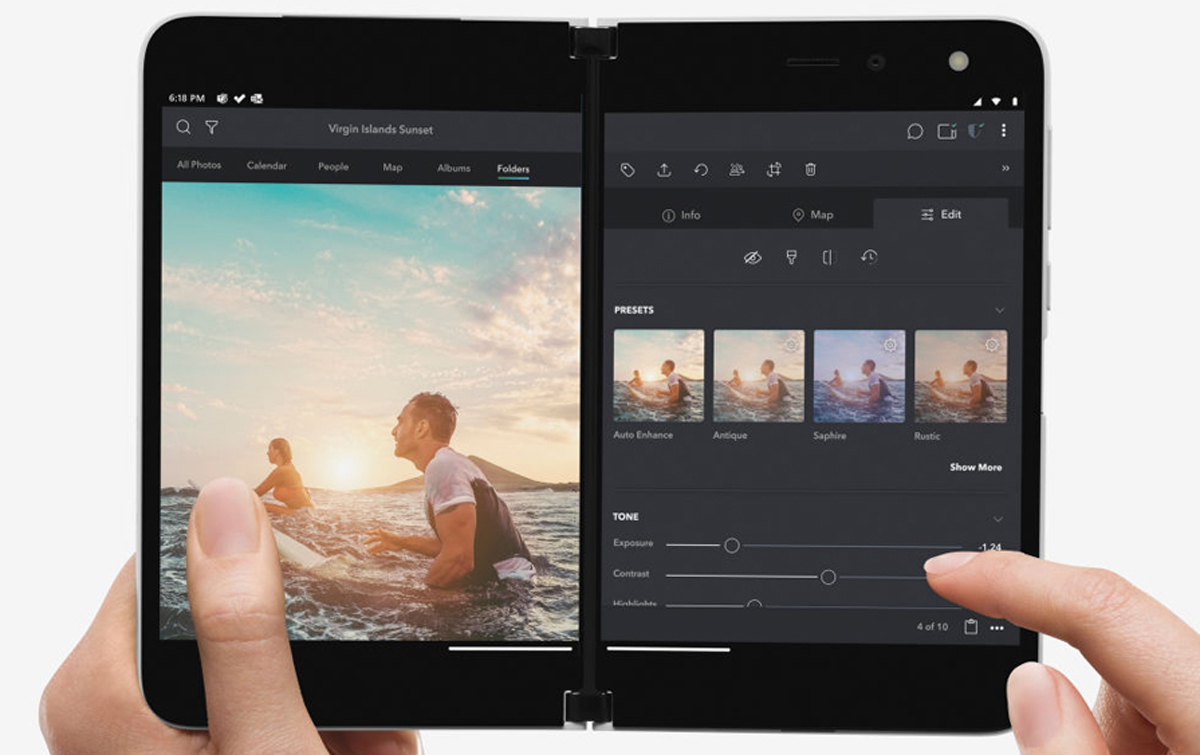 Ігри та мультимедіа на смартфоні Surface Duo