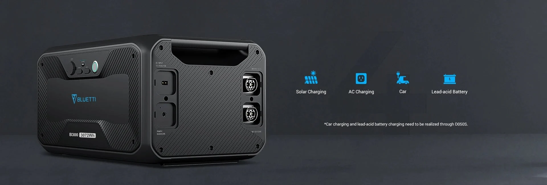 Bluetti B300 Expansion Battery - Flexible Recharging