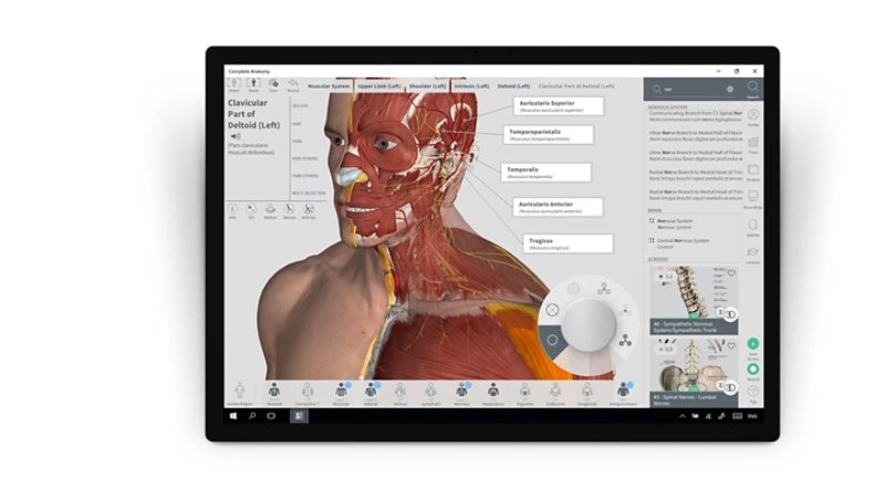 SurfDial CompleteAnatomy