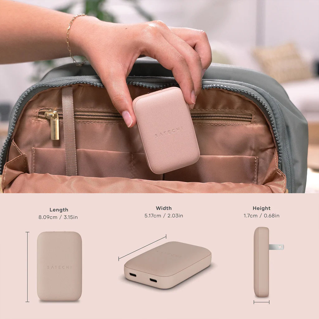 67W Slim Wall Charger Rose