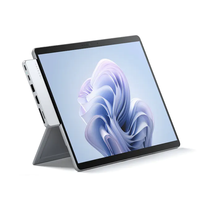 dual usb c hub for surface pro 9 hubs satechi