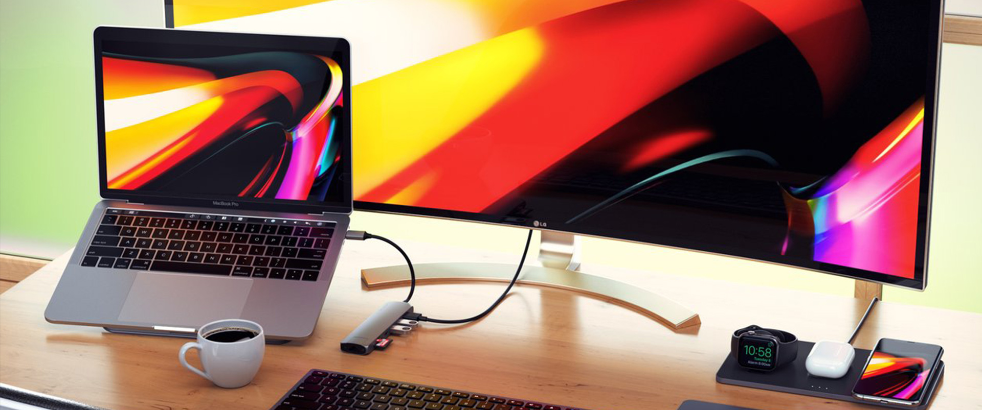 Ультрапортовий адаптер USB Slim від Satechi із портом Gigabit Ethernet