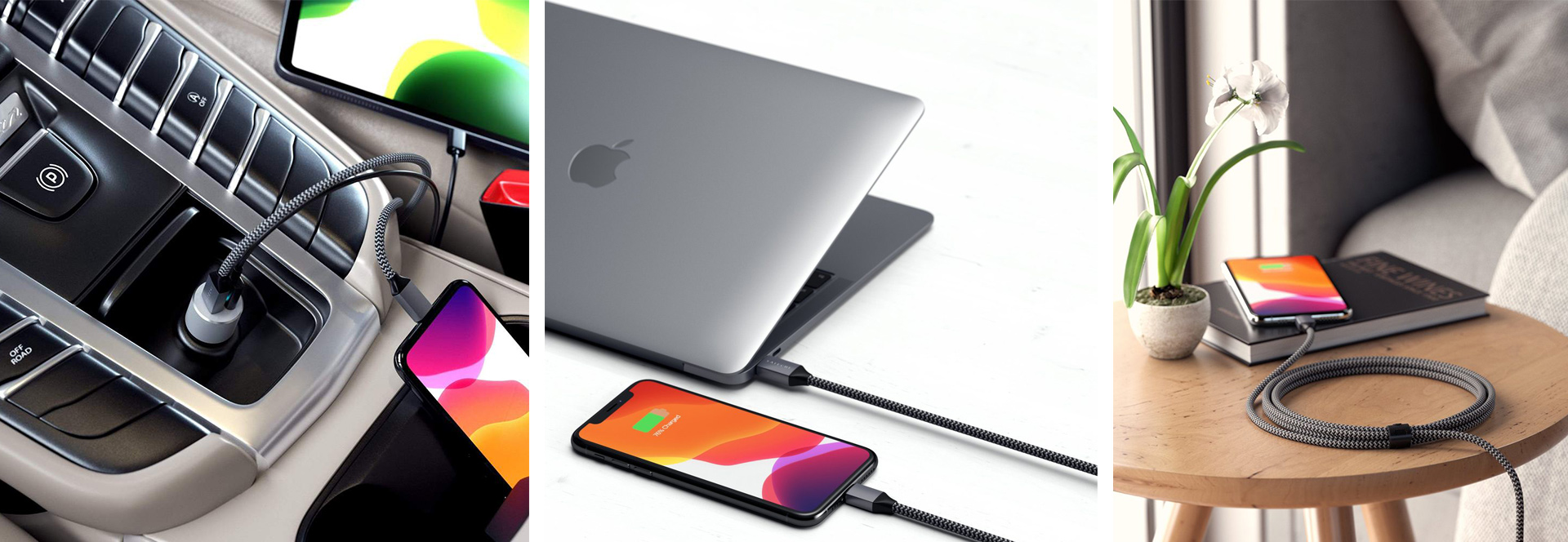 Підключайте свій iPhone, iPad або iPod до пристрою з інтерфейсом USB-C для заряджання та синхронізації