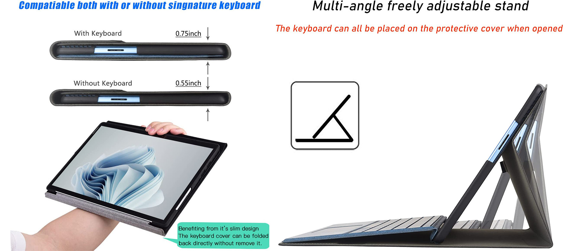 Protecive case Surface Pro 9 xisiciao