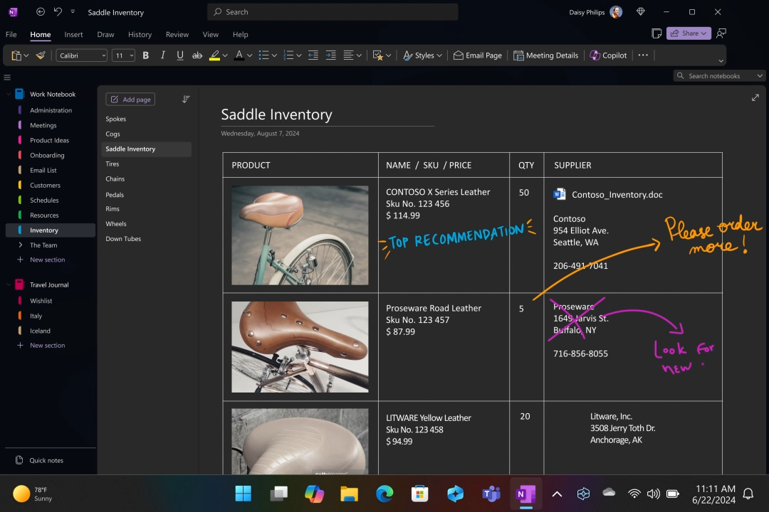 Microsoft One Note