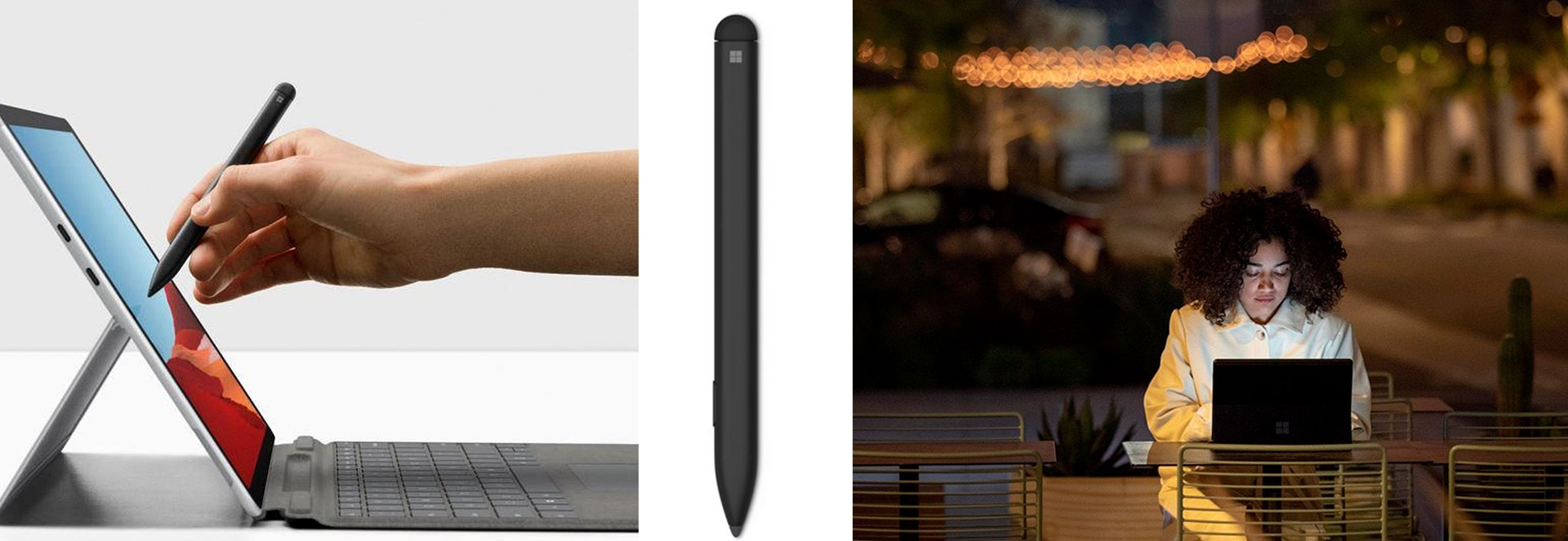 Surface Pro X Keyboard with Slim Pen Bundle Ice Blue
